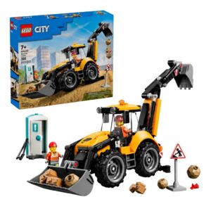 Lego City Retroescavadeira Amarela De Construção Infantil 301 Peças