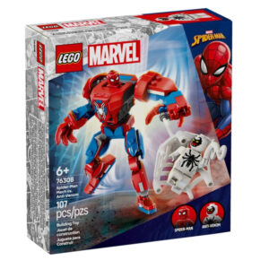 Lego Marvel Robô do Homem-Aranha vs Anti-Venom 107 Peças 76308