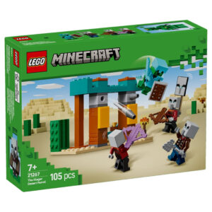 Lego Minecraft A Patrulha do Deserto de Illager 105 Peças 21267