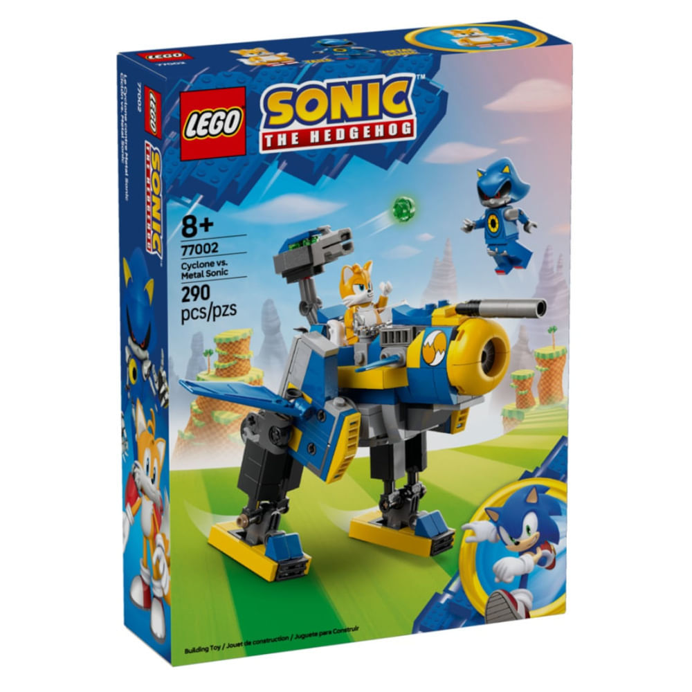 Lego Sonic The Hedgehog Cyclone vs Metal Sonic 290 Peças 77002