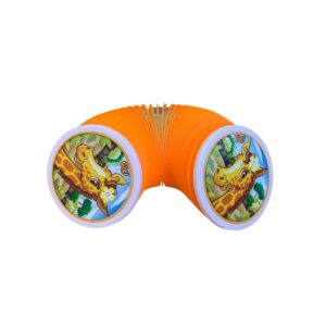 Lembrancinha Mola Maluca Brinquedo Turma da Floresta Laranja 7×6,5cm