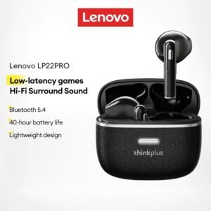 Lenovo LP22 Pro Fone De Ouvido Bluetooth Hifi Estéreo Textura De