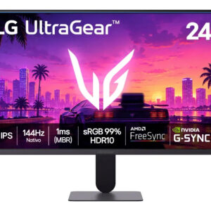 LG UltraGear Monitor Gamer 24" Ips 144Hz nativo, 1ms Full HD HDR10 — Informática