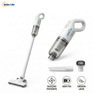 Lifefun Aspirador de Pó Portátil Sem Fio para Casa Recarregável USB