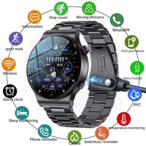 Lige Relógio Inteligente Novos Homens De Negócios Smartwatch BT