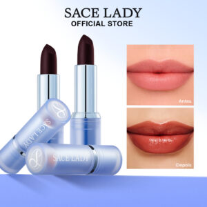 Lip Balm Sace Lady hidratante labial de longa duração batom brilho