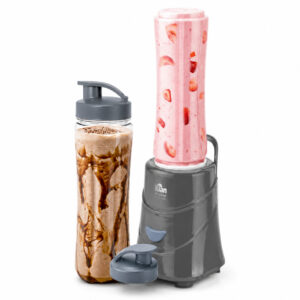 Liquidificador Blender Kian Duas Jarras 600ml Cinza 300w 127v
