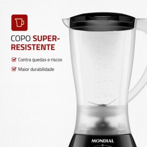 Liquidificador Easy Power Mondial Preto 550W