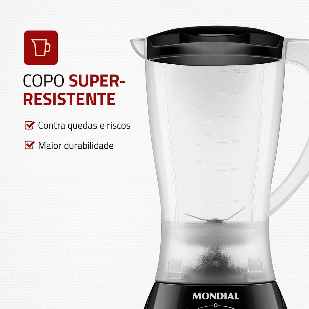 Liquidificador Easy Power Mondial Preto 550W