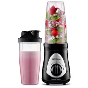 Liquidificador Mondial DG-01 Personal Blender Preto Prata