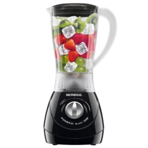 Liquidificador Mondial Power 550W 2 Velocidades 2 litros Black