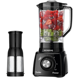 Liquidificador Mondial Turbo Power 550W 3 Velocidades 2,2L Função