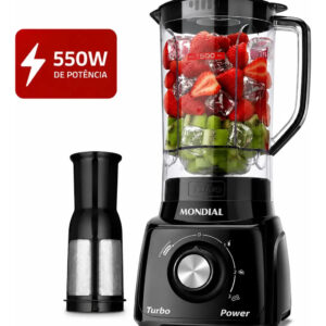Liquidificador Mondial Turbo Power FB 550W 2.2L Preto 127V