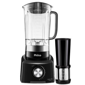 Liquidificador Philco 1200W 3L 12 Velocidades Preto Turbo Pro