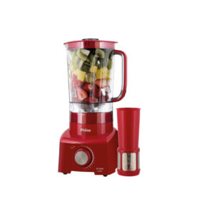 Liquidificador Philco 1200W 3L 12 Velocidades Vermelho
