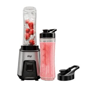 Liquidificador portátil 300W com 2 copos squeeze Blender GO Wap
