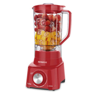 Liquidificador Turbo Full Mondial Vermelho 900W FR