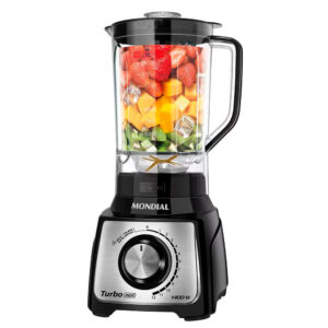 Liquidificador Turbo Inox 12 Velocidades 1400W 3L Mondial