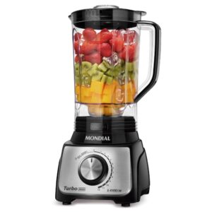 Liquidificador Turbo Inox 12 Velocidades Pulsar 3l 127v Inox preto