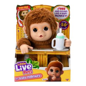 Little Live Pets Pelúcia My Baby Macaquinho Fun Divirta-se