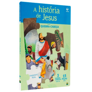 Livro A História de Jesus Em Quebra-Cabeça Acima de 4 Anos