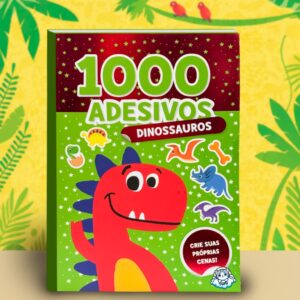 Livro Caderno Adesivos 3d 44 Cenários para Montar e Decorar 1000
