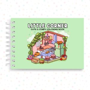 Livro Colorir Little Corner Meu Cantinho 45 Folhas 180G Capa Dura