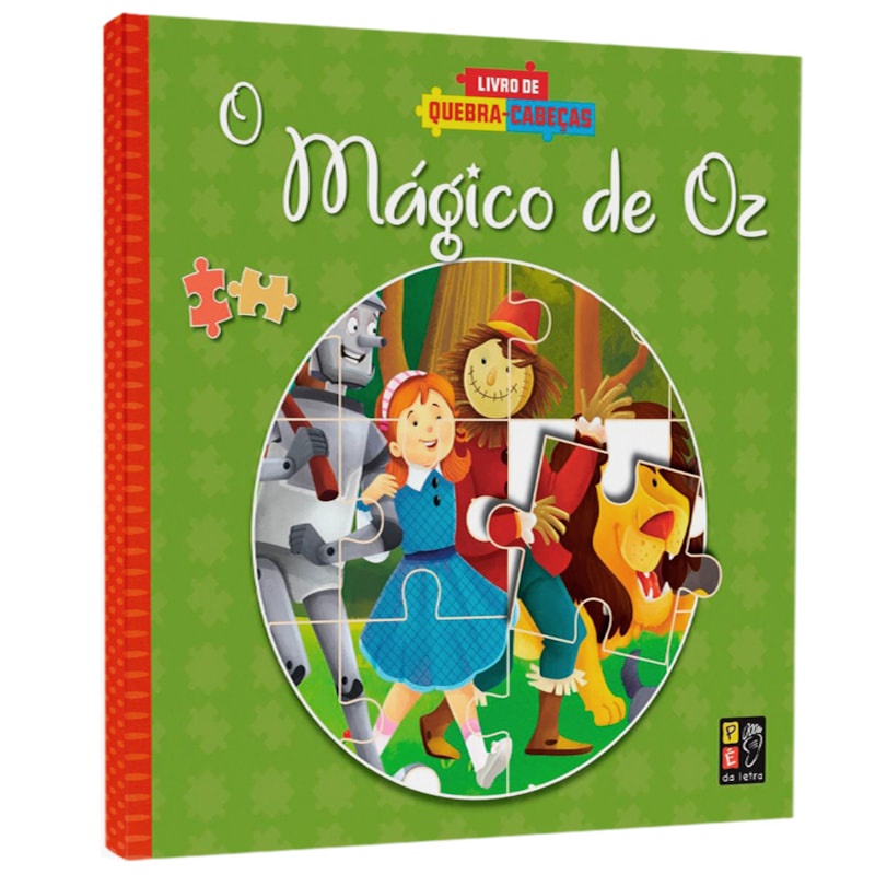 Livro De Quebra-Cabeças O Mágico De Oz — Brinquedos