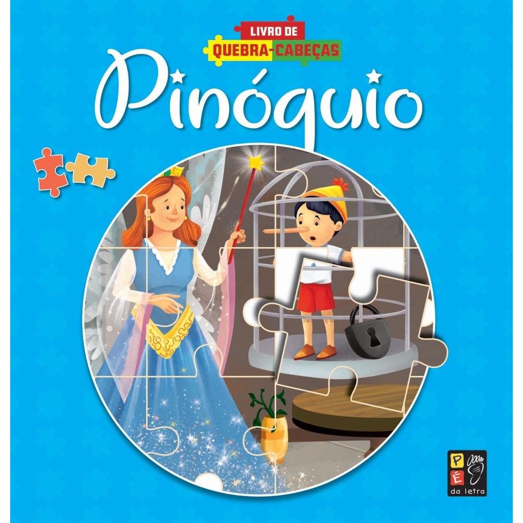 Livro de Quebra-cabeças Pinóquio
