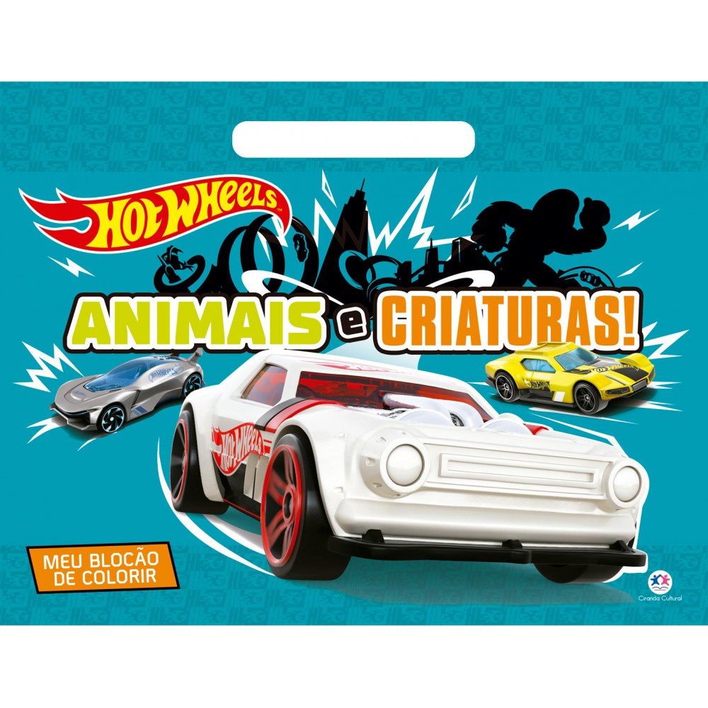 Livro Hot Wheels Animais e criaturas