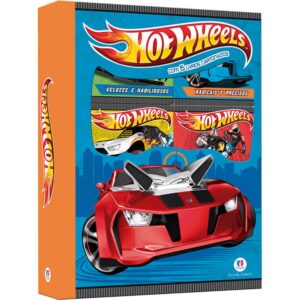 Livro Hot Wheels Box 6 minilivros Capa dura Ciranda Cultural