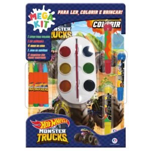 Livro Hot Wheels Ler, colorir e brincar