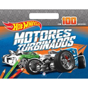 Livro Hot Wheels Motores turbinados Capa comum Ciranda Cultural