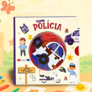 Livro Infantil Sensorial Com Quebra-Cabeça De Maneira E Carro Da