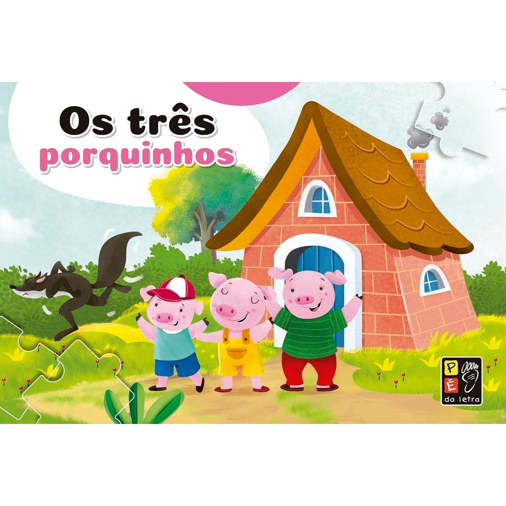 Livro Quebra-cabeça Os Três Porquinhos