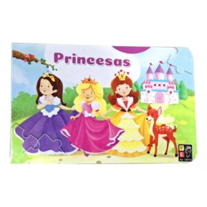 Livro Quebra-cabeça Princesas