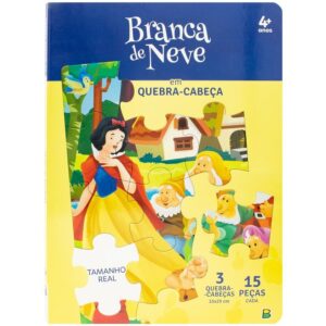 Livro Quebra-Cabeça QC20X27 Cássicos em Quebra-Cabeça: Branca de Neve
