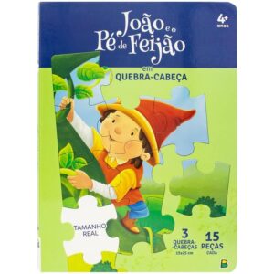 Livro Quebra-Cabeça QC20X27 Cássicos em Quebra-Cabeça: João e o Pé de