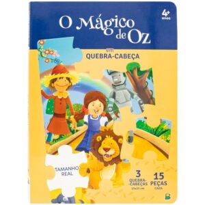 Livro Quebra-Cabeça QC20X27 Cássicos em Quebra-Cabeça: O Mágico de Oz