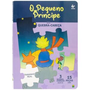 Livro Quebra-Cabeça QC20X27 Mundo Encantado: Pequeno Príncipe