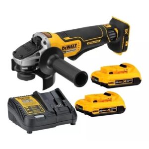 Lixadeira Esmerilhadeira Dewalt Dcg413b 2 Baterias 20v e carregador