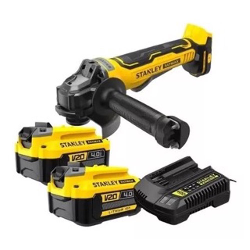 Lixadeira Esmerilhadeira Sbg700 Stanley Brushless 2 BateriaS 4ah 20v