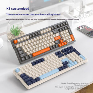 Lobo Livre K8 100 Teclas Teclado Mecânico Sem Fio Chave Completa