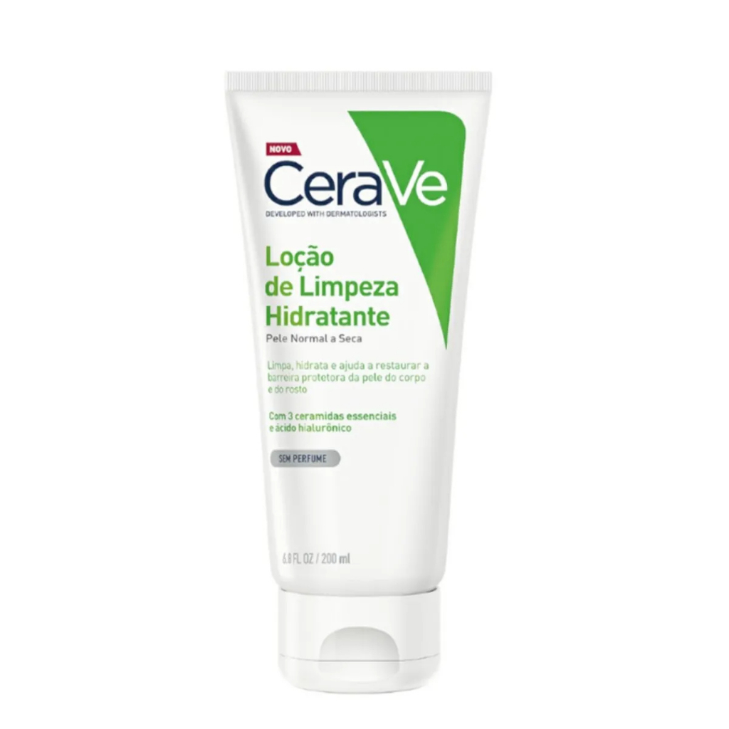Loção De Limpeza Hidratante CeraVe Pele Normal e Seca Sem Perfume — Perfumes