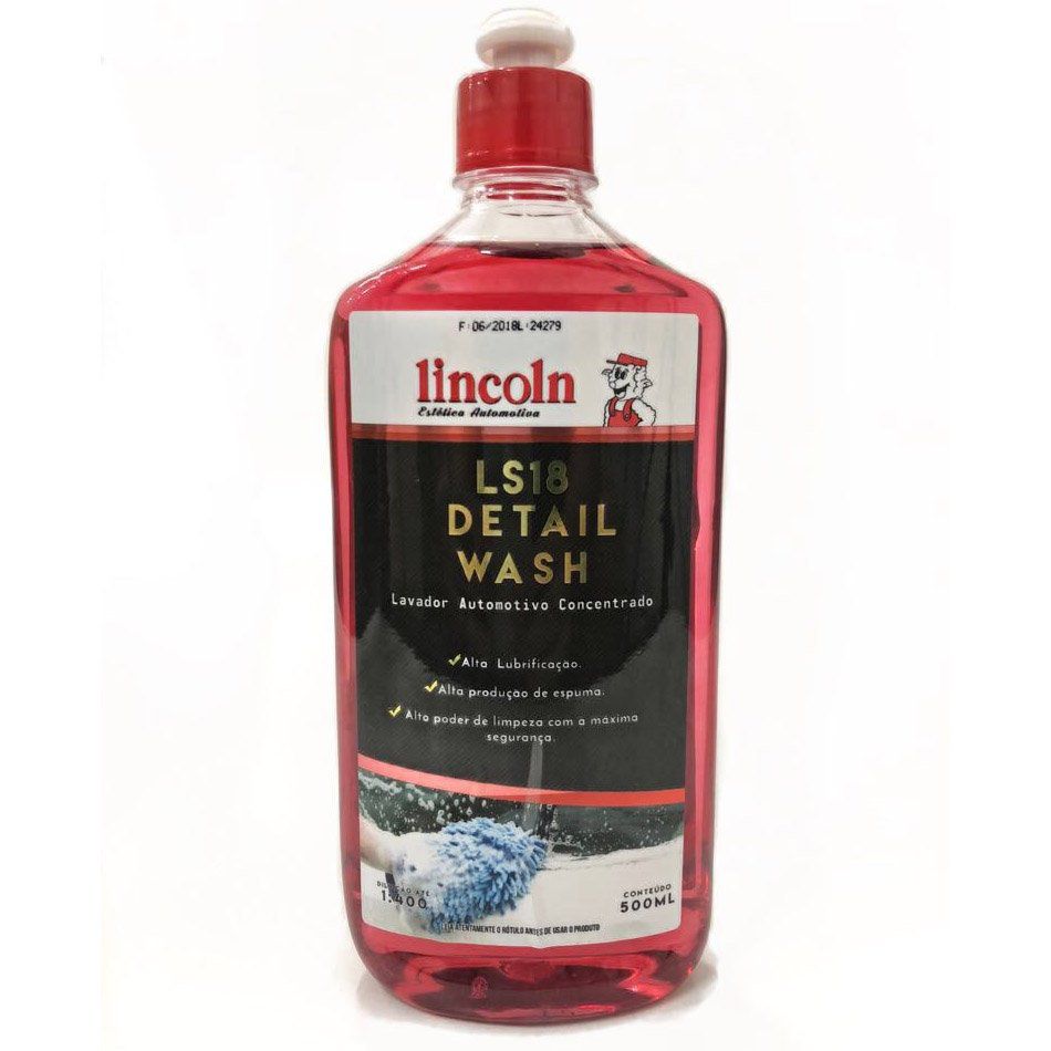 LS18 Shampoo Automotivo Concentrado 500ml Lincoln