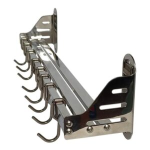 Lumai Suporte Cozinha Parede Inox 304 10 Ganchos Prateleira