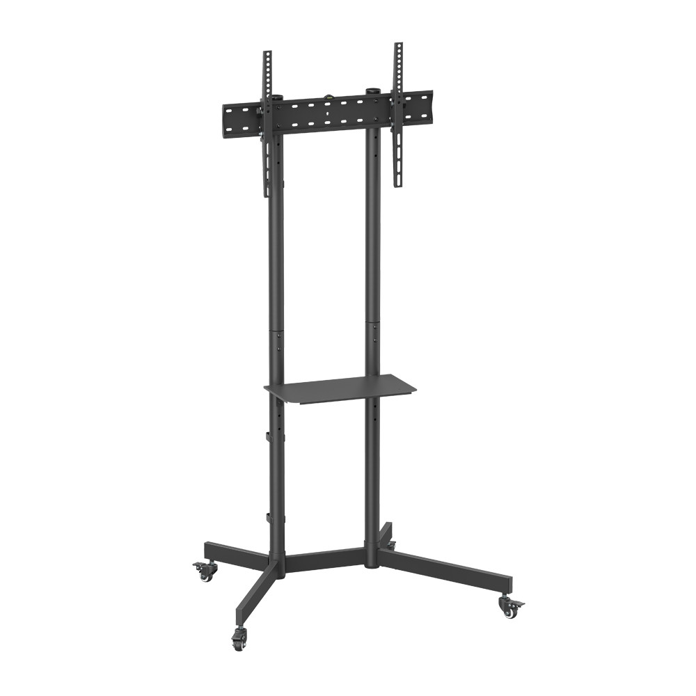 Lumi Suporte Móvel Pedestal Monitor TV c Rodinha Preto