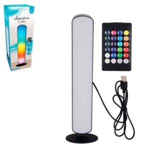 Luminária Color Com Controle Remoto Usb 24cm Com 15 Cores Art House