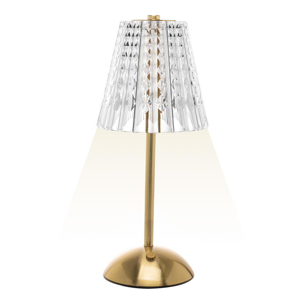 Luminária de Mesa Led Usb Wolff Leumina Dourada