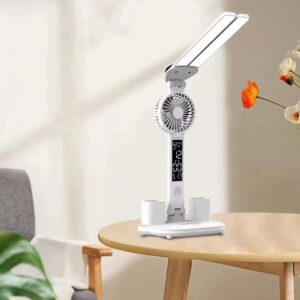 Luminária de Mesa Ventilador Bateria Recarregável Touch Onistek